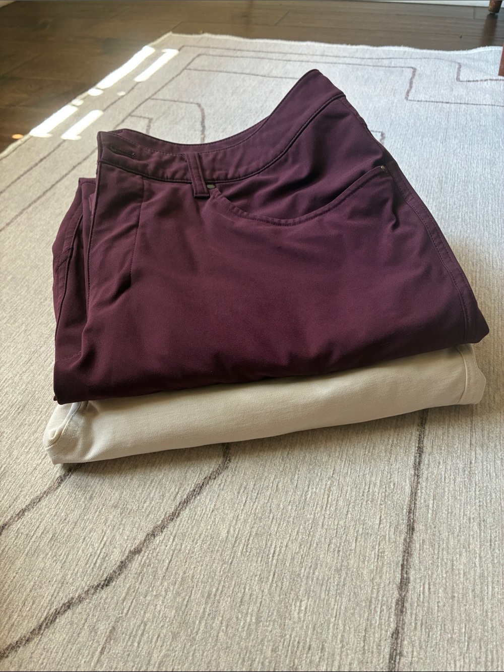 Lululemon - two pairs of Straight Fit Pants